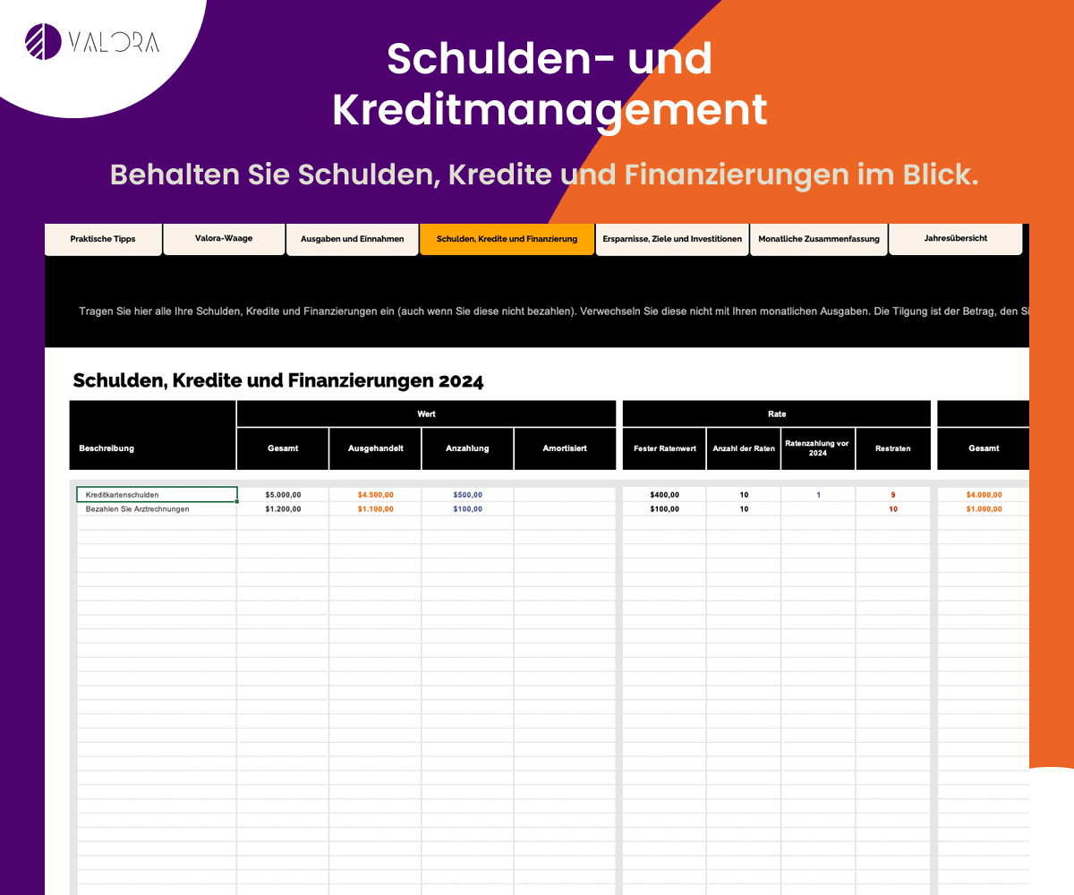 Debt & Loan Management